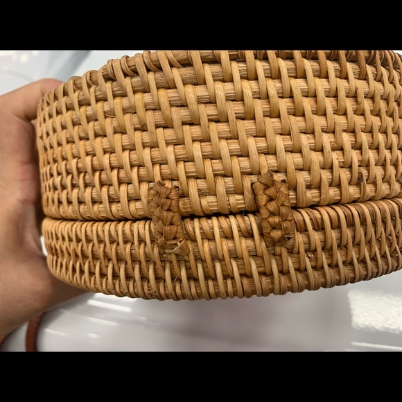 🚫SOLD🚫Rattan woven floral print bag ( Brandnew) - Picture 5 of 8